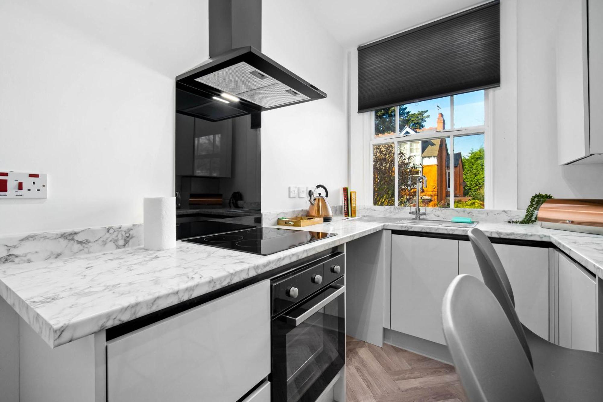 Large Modern Apartment - High-Speed Wifi - Netflix - Street Parking 3Br Birmingham Dış mekan fotoğraf
